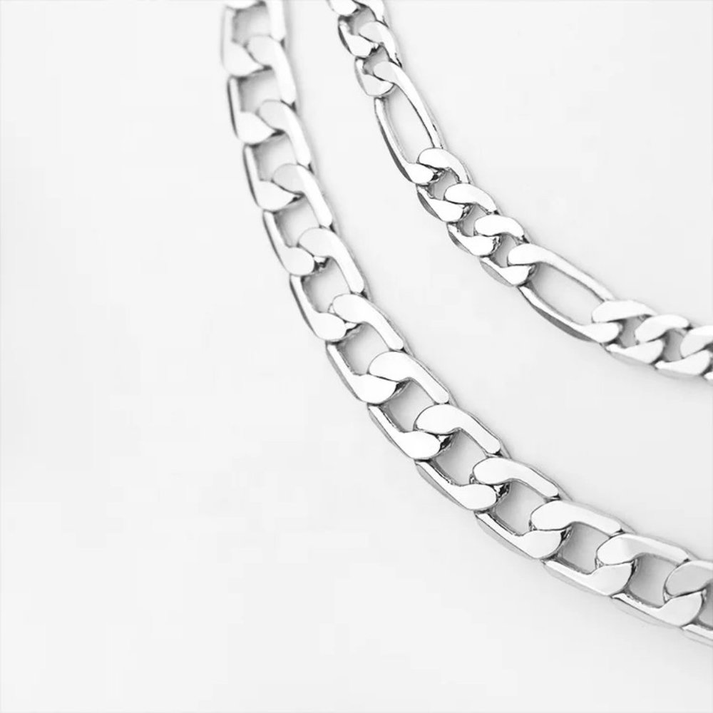 Double Layer 18k Gold Plated Chain Neckl - Picture 5 of 9